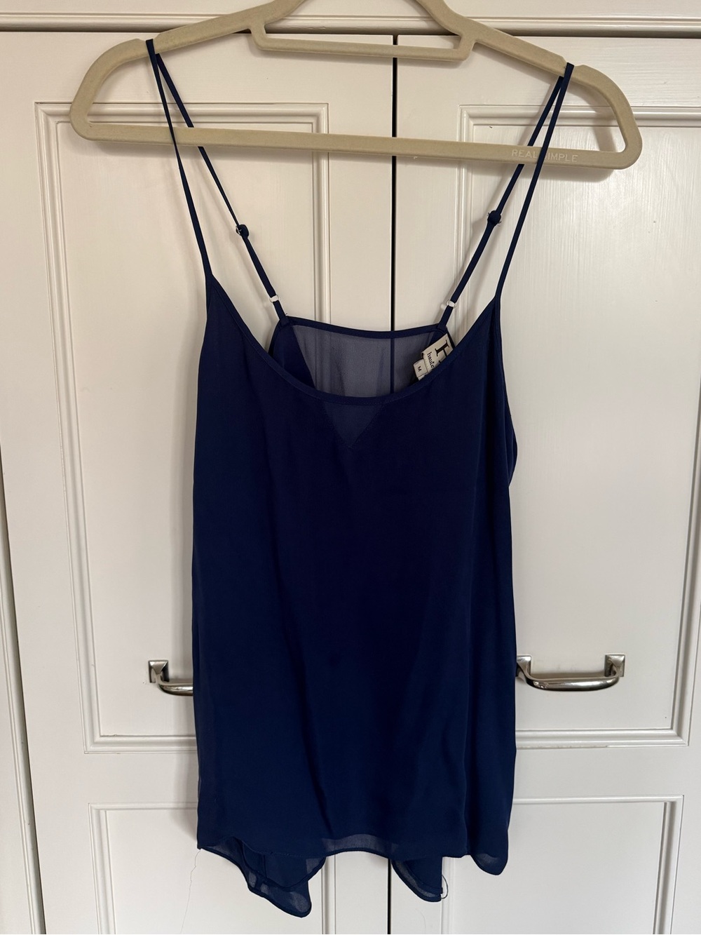 Haute Hippie Navy Silk Camisole